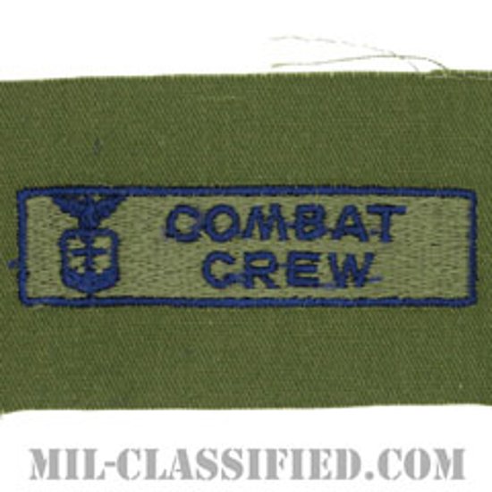 戦闘員章 (コンバットクルー)（Combat Crew Badge）[サブデュード/ブルー刺繍/パッチ]画像