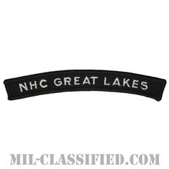 グレート・レイクス海軍診療所（Naval Health Clinic Great Lakes (NHC GREAT LAKES)）[部隊識別章（UIM）タブ/メロウエッジ/パッチ]の画像