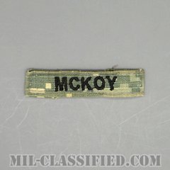 MCKOY [UCP（ACU）/ヘルメットバンド用ネームテープ/中古1点物]の画像