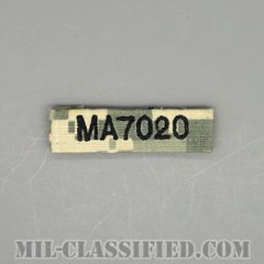 MA7020 [UCP（ACU）/ヘルメットバンド用ネームテープ（識別番号）/中古1点物]の画像