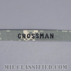 CROSSMAN [UCP（ACU）/ヘルメットバンド用ネームテープ/縫い付け用パッチ]の画像