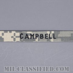 CAMPBELL [UCP（ACU）/ヘルメットバンド用ネームテープ/縫い付け用パッチ]の画像