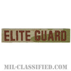 ELITE GUARD [OCP（3C）/ブラウン刺繍/空軍ネームテープ/ベルクロ付パッチ]の画像