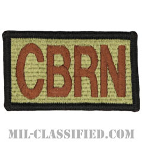 CBRN（化学・生物・放射性物質・核兵器テロ対策班）（Chemical, Biological, Radiological, & Nuclear）[OCP/ブラック縁/メロウエッジ/ベルクロ付パッチ]画像