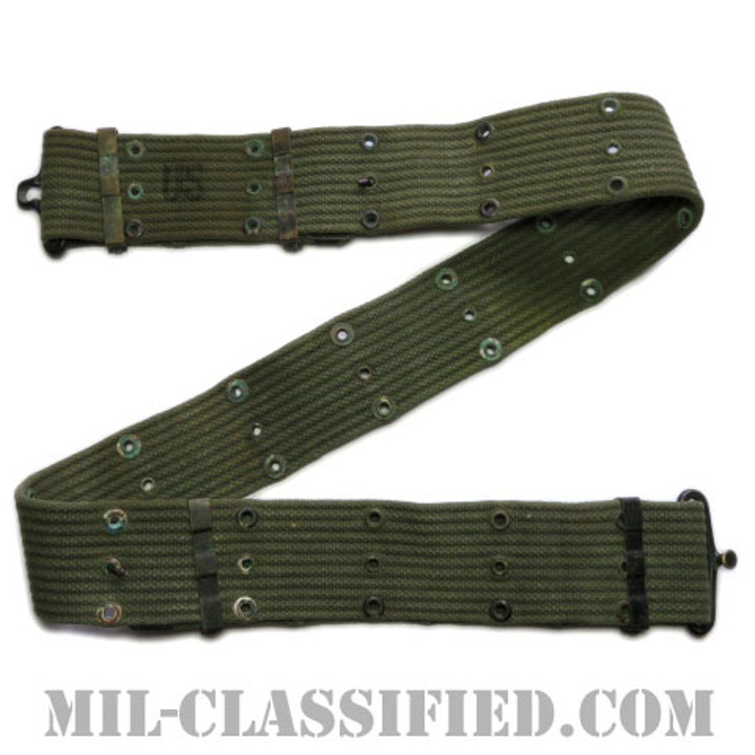 米軍 M1956/M56 OD ピストルベルト 初期型横織り Lサイズ [中古1点物 