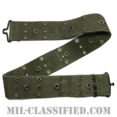 米海兵隊 M1961/M61 OD ピストルベルト 後期型縦織り Mサイズ [中古1点物]の画像