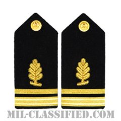 中尉 (衛生業務科)（Lieutenant Junior Grade (LTJG), Medical Service Corps）[ショルダーボード階級章（女性用）/ペア（2枚1組）]の画像