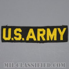 U.S.ARMY[カラー/機械織り/ネームテープ/パッチ/中古1点物]の画像