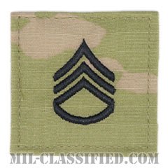 二等軍曹（Staff Sergeant (SSG)）[OCP（3C）/階級章/ベルクロ付パッチ]の画像