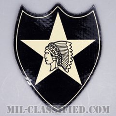 第2歩兵師団（2nd Infantry Division）[IR（赤外線）反射素材/ベルクロ付パッチ/中古1点物]の画像