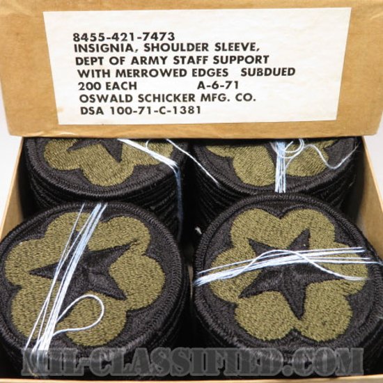 陸軍サービスフォース（Army Service Forces）[サブデュード/メロウエッジ/1971年ロット/パッチ]画像
