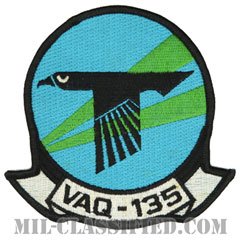 第135電子戦飛行隊（Electronic Attack Squadron 135 (VAQ-135)）[カラー/メロウエッジ/縫い付け用パッチ]の画像