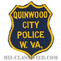 ウェストバージニア州クインウッド市警察（Quinwood City Police, West Virginia）[カラー/カットエッジ/パッチ]の画像