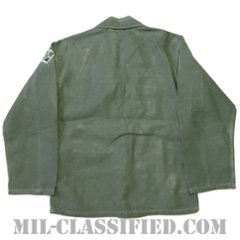 米軍 OG-107 コットン ユーティリティシャツ 1stタイプ フルパッチ（第4歩兵師団/レンジャータブ） [中古1点物]画像
