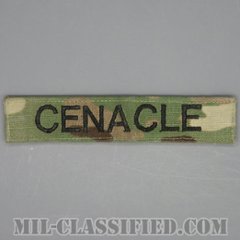 CENACLE [OCP/ブラック刺繍/ネームテープ/ベルクロ付パッチ/中古1点物]の画像