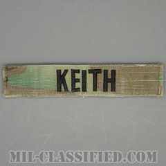 KEITH [OCP/ブラック刺繍/ネームテープ/ベルクロ付パッチ/中古1点物]の画像