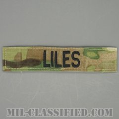 LILES [OCP/ブラック刺繍/ネームテープ/ベルクロ付パッチ/中古1点物]の画像