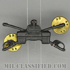 機甲科章（Armor）[サブデュード（ブラックメタル）/兵科章/バッジ/中古1点物]の画像