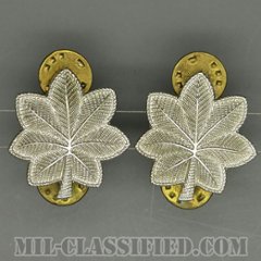 中佐（Lieutenant Colonel (LTC)）[カラー/1960s/銀張り（Silver Filled）/バッジ/ペア（2個1組）/中古1点物]の画像