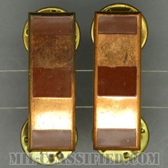 准尉長（Chief Warrant Officer 2 (CW2)）[カラー/階級章（1956-1972）/バッジ/ペア（2個1組）/中古1点物]の画像