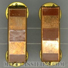 准尉長（Chief Warrant Officer 2 (CW2)）[カラー/階級章（1956-1972）/バッジ/ペア（2個1組）/中古1点物]の画像