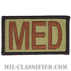 MED（衛生兵）（Medic）[OCP/ブラック縁/メロウエッジ/ベルクロ付パッチ]の画像