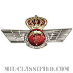 スペイン王国軍空挺章（Foreign Parachutist Badge, Spain）[カラー/バッジ]の画像