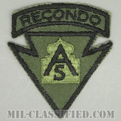 第5軍リコンドースクール（5th Army Recondo School）[サブデュード/カットエッジ/パッチ/1点物]の画像
