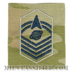 上級曹長（Senior Master Sergeant）[OCP/ゴアテックスパーカー用スライドオン宇宙軍階級章]の画像