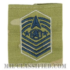 宇宙軍最先任上級曹長（Chief Master Sergeant of the Space Force）[OCP/ゴアテックスパーカー用スライドオン宇宙軍階級章]の画像