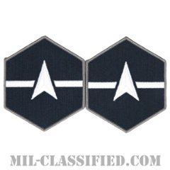 二等特技兵（Specialist 2）[カラー/メロウエッジ/宇宙軍階級章/Large（男性用）/パッチ/ペア（2枚1組）]の画像