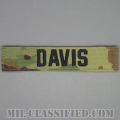 DAVIS [OCP（7C）/ブラック刺繍/ネームテープ/ベルクロ付パッチ]の画像