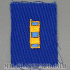准尉長（Chief Warrant Officer 2 (CW2)）[カラー/空軍ブルー生地/階級章]の画像