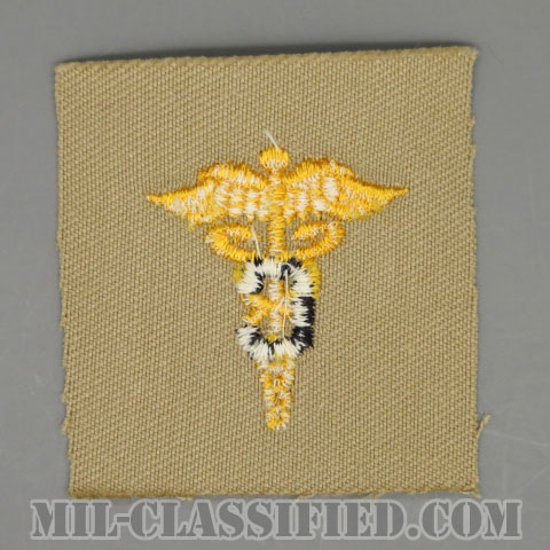 嘱託外科医科章（Contract Surgeon）[カラー/カーキ生地/兵科章/1点物]画像