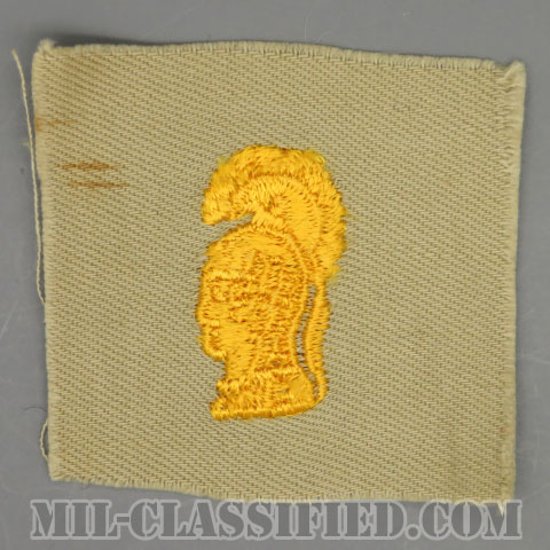 婦人科章（陸軍婦人部隊/婦人陸軍部隊）（Women's Army Corps (WAC)）[カラー/カーキ生地/兵科章/1点物]画像