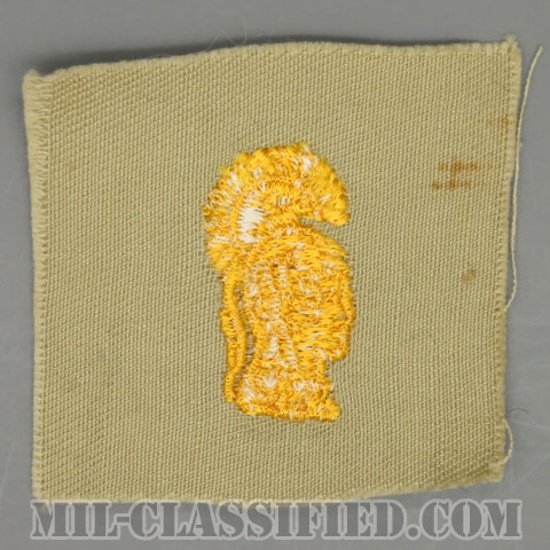 婦人科章（陸軍婦人部隊/婦人陸軍部隊）（Women's Army Corps (WAC)）[カラー/カーキ生地/兵科章/1点物]画像