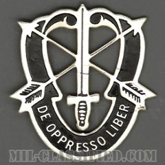 特殊部隊群（Special Forces Group）[カラー/クレスト（Crest・DUI・DI）バッジ（ビアカン）/ローカルメイド/1960s/中古1点物]の画像