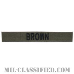 BROWN [サブデュード/ネームテープ/パッチ]の画像