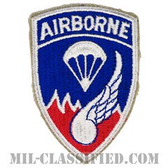 第187空挺歩兵連隊/第187空挺戦闘団（187th Airborne Infantry Regiment）[カラー/カットエッジ/エアボーンタブ付ワンピースタイプ/パッチ/レプリカ]の画像