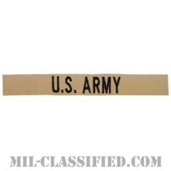 U.S.ARMY [デザート/ブラック刺繍/ネームテープ/パッチ]の画像