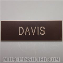 DAVIS [アメリカ陸軍（AGSU）用ネームプレート（名札）]の画像