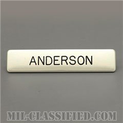 ANDERSON [スチールネームプレート（名札）/シルバー/スモール]の画像
