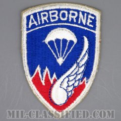 第187空挺歩兵連隊/第187空挺戦闘団（187th Airborne Infantry Regiment）[カラー/カットエッジ/パッチ/エアボーンタブ付ワンピースタイプ/1点物]の画像