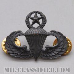 空挺章 (マスター)（Parachutist Badge, Master）[サブデュード（ブラックメタル）/バッジ/中古1点物]の画像