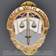 第310民事活動旅団（310th Civil Affairs Brigade）[カラー/クレスト（Crest・DUI・DI）バッジ/中古1点物]の画像