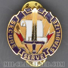 第405民事活動大隊（405th Civil Affairs Battalion）[カラー/クレスト（Crest・DUI・DI）バッジ/中古1点物]の画像