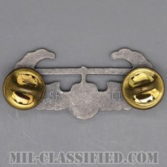 空中突撃章 (エアアサルト)（Air Assault Badge）[カラー/1960s/燻し銀（銀張り・Silver Filled）/バッジ/中古1点物]画像