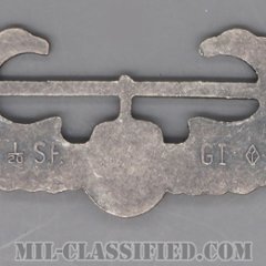 空中突撃章 (エアアサルト)（Air Assault Badge）[カラー/1960s/燻し銀（銀張り・Silver Filled）/バッジ/中古1点物]画像