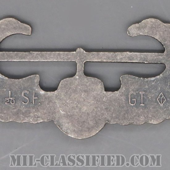 空中突撃章 (エアアサルト)（Air Assault Badge）[カラー/1960s/燻し銀（銀張り・Silver Filled）/バッジ/中古1点物]画像