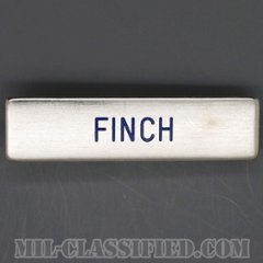 FINCH [アメリカ空軍用ネームプレート（名札）/中古1点物]の画像